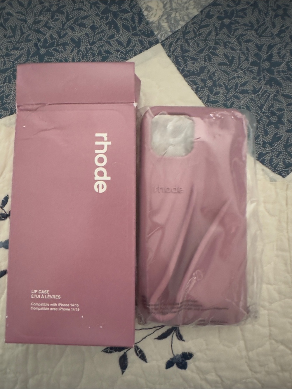 RHODE Phone/Lip Case — Dusty Mauve Pink - Picture 2 of 2